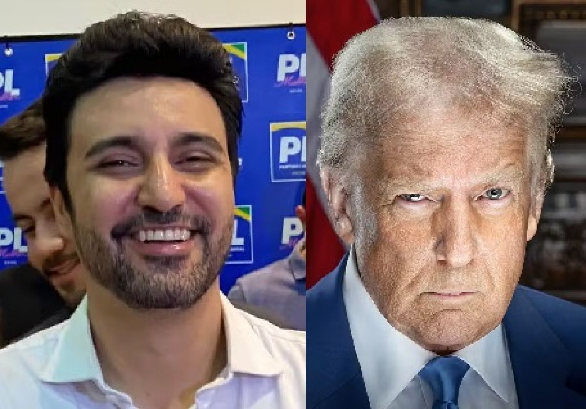 Fred Rodrigues faz post maravilhado com foto oficial de Trump